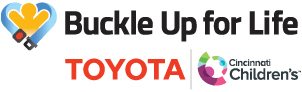 Buckle Up for Life is supported by Toyota & Cincinnati Children's